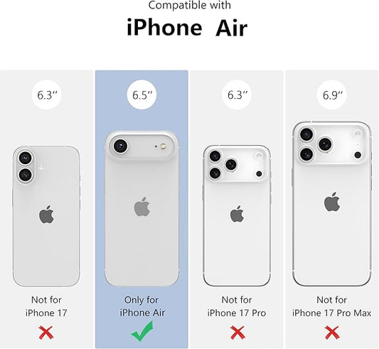 ZTOFERA for iPhone Air Magnetic Case Compatible with Magsafe,Aesthetic Floral Pattern Design Cute for Girl Women,Anti-Drop Protective Hard Phone Cover for iPhone Air-Pink Flower