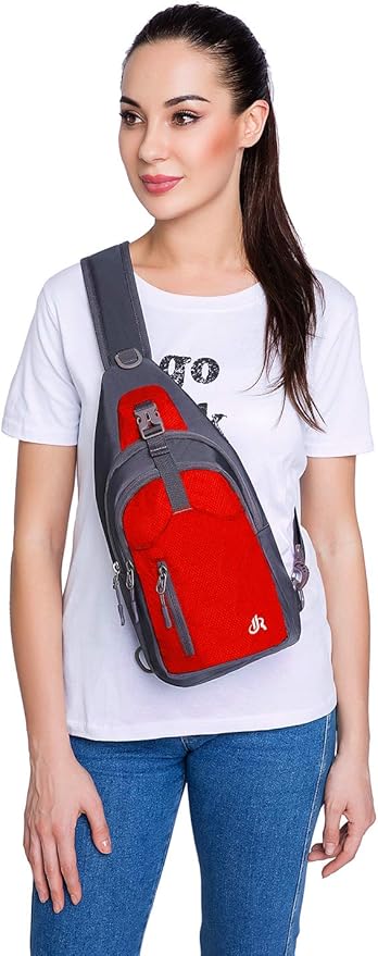 Y&R Direct 14 Colors Lightweight Sling Backpack Sling Bag Travel Hiking Small Backpack for Women Men Gifts