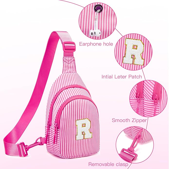 Gifts for 8 9 10 11 12 Year Old Girls Sling Bag Crossbody Bags Fanny Pack for Teen Girls Personalized Gifts for Women