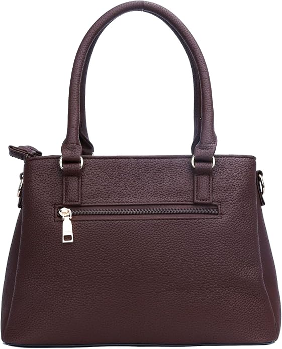 KKXIU Women Satchel Bags Handle Shoulder Handbags and Purses Pockets Zipper Leather Crossbody Bags