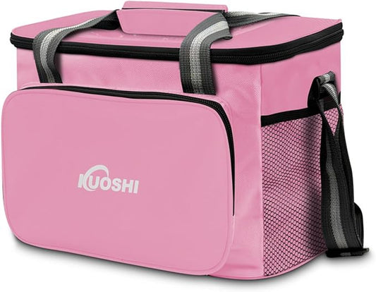 Insulated Lunch Bag for Men & Women-14L Leakproof Cooler Bag with Adjustable Strap, Large Reusable Lunch Box for Office, Beach, Picnic & Travel