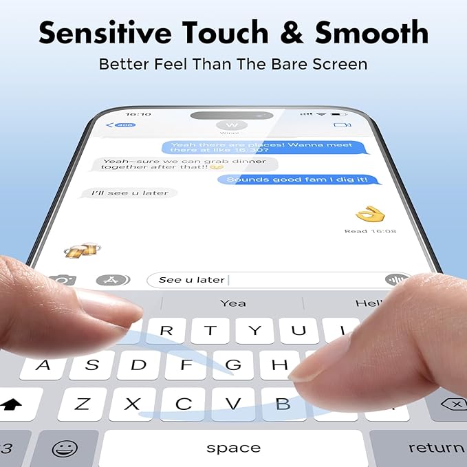 UNBREAKcable 4-Pack Screen Protector for iPhone 15 Pro Max | Double Shatterproof | 9H Hardness | 99.99% HD Clear | Easy Installation Frame | Case Friendly | For 6.7 inch iPhone