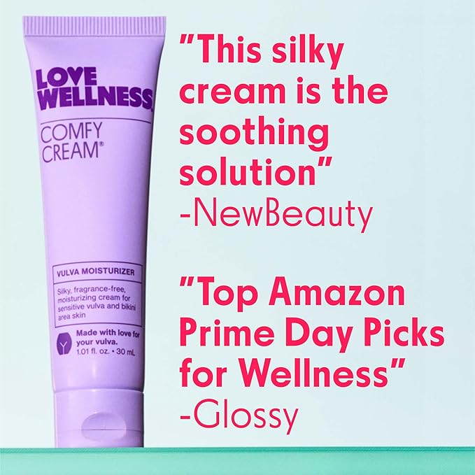 Love Wellness Comfy Cream Vulva & Vaginal Moisturizer - 1.01 oz