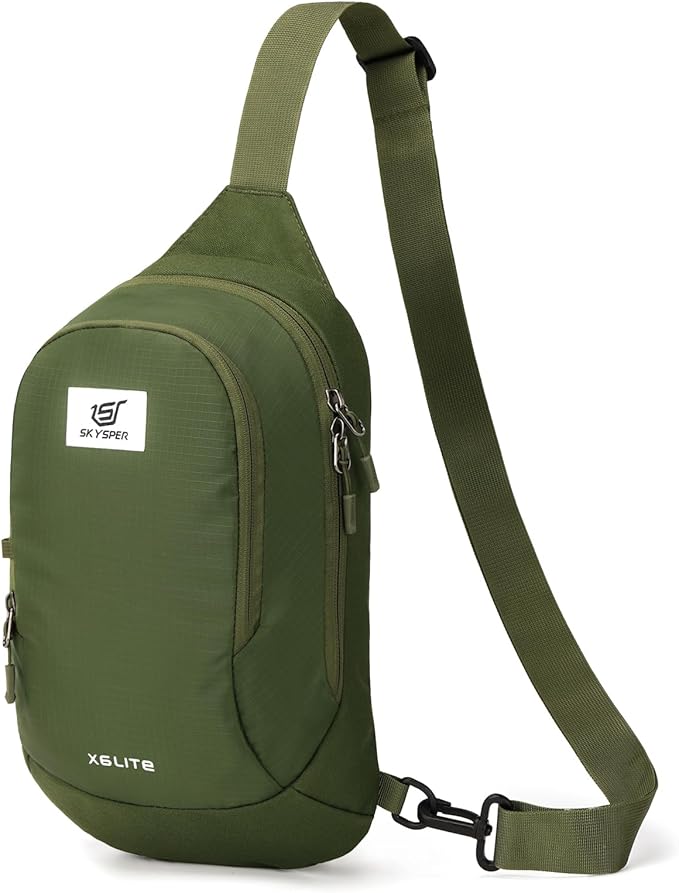 SKYSPER Sling Bag RFID Crossbody Sling Backpack Travel Cross Body Bag Shoulder Sling Daypack