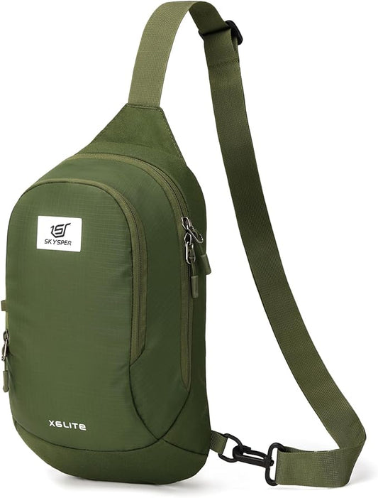 SKYSPER Sling Bag RFID Crossbody Sling Backpack Travel Cross Body Bag Shoulder Sling Daypack