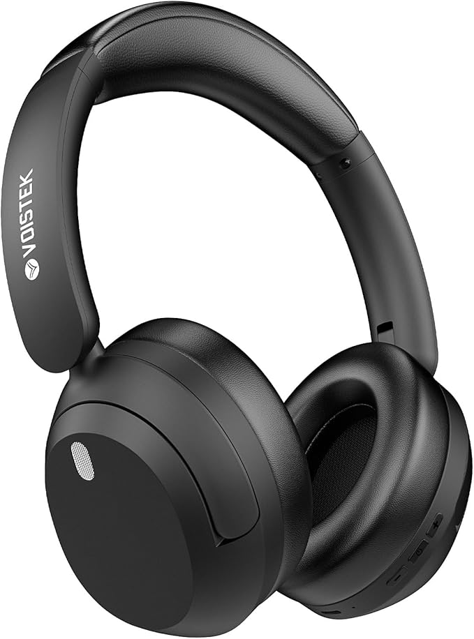 T30s Hybrid Active Noise Cancelling Headphones, Wireless Bluetooth Over Ear Headphones, 50mm Drivers, Deep Bass, HiFi Stereo, 60H Playtime, Lightweight Foldable for Music Lovers Commute Travel Home