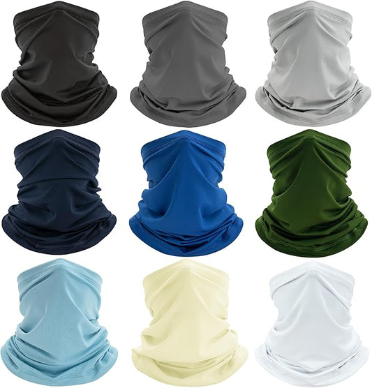 Neck Gaiters for Men Women Cooling Face Cover Sun Protection Face Mask Summer Bandana Balaclava