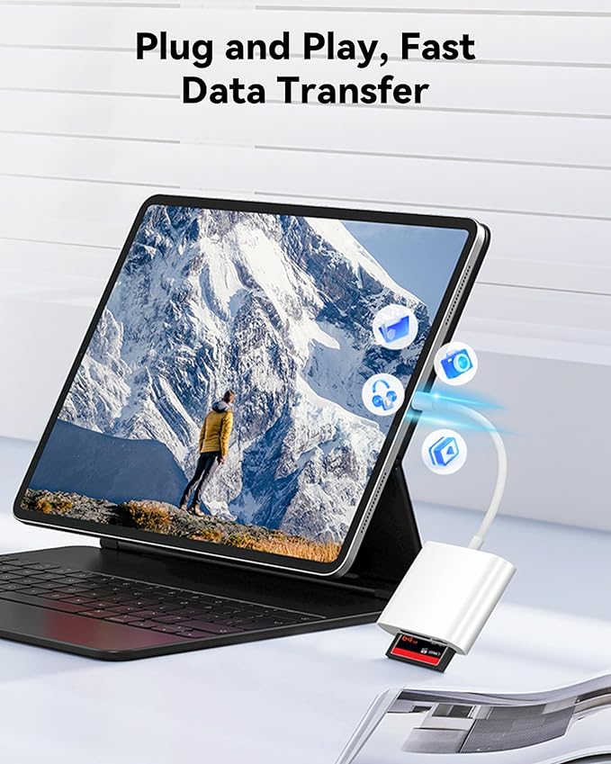 USB C SD Card Reader Adapter for MacBook, Android