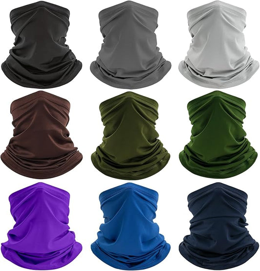 Neck Gaiters for Men Women Cooling Face Cover Sun Protection Face Mask Summer Bandana Balaclava