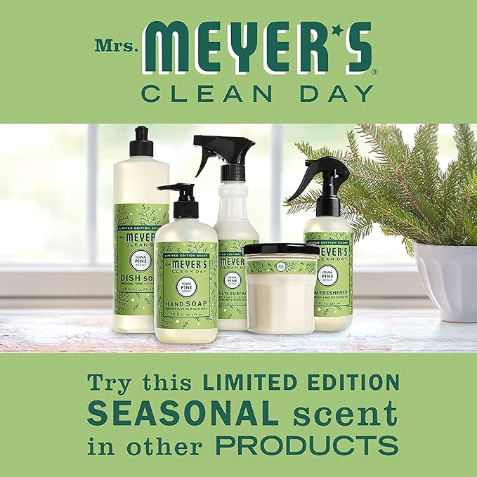 Mrs. Meyer's Clean Day Room Freshener, Iowa Pine, 8 Fl Oz. (Pack of 2)