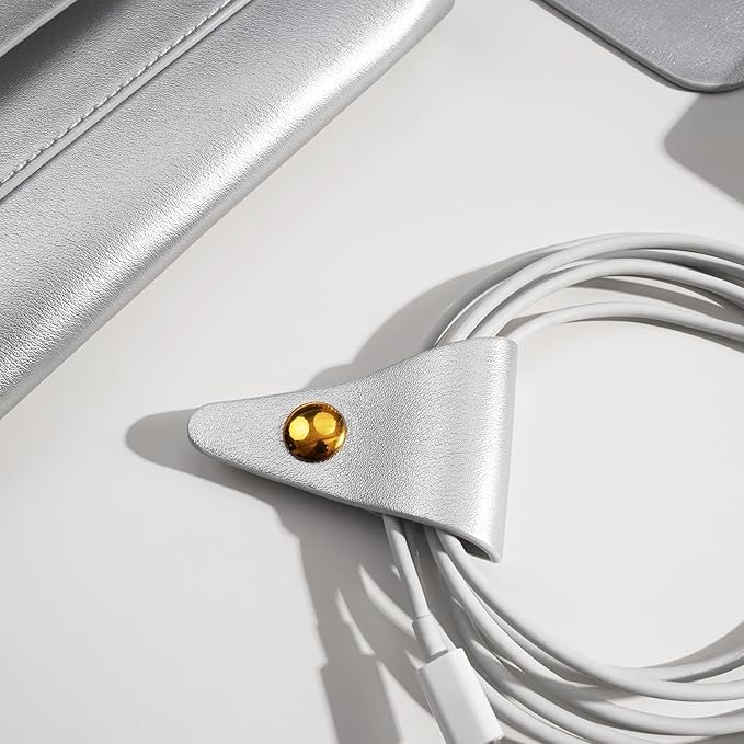 Laptop Sleeve Compatible with New 15.3 inch MacBook Air 2024 A3114 M3, Surface Laptop 15, Surface Book 13.5, Surface Laptop Studio with Small Pouch, Mouse Pad and Cord Holder Color Silver