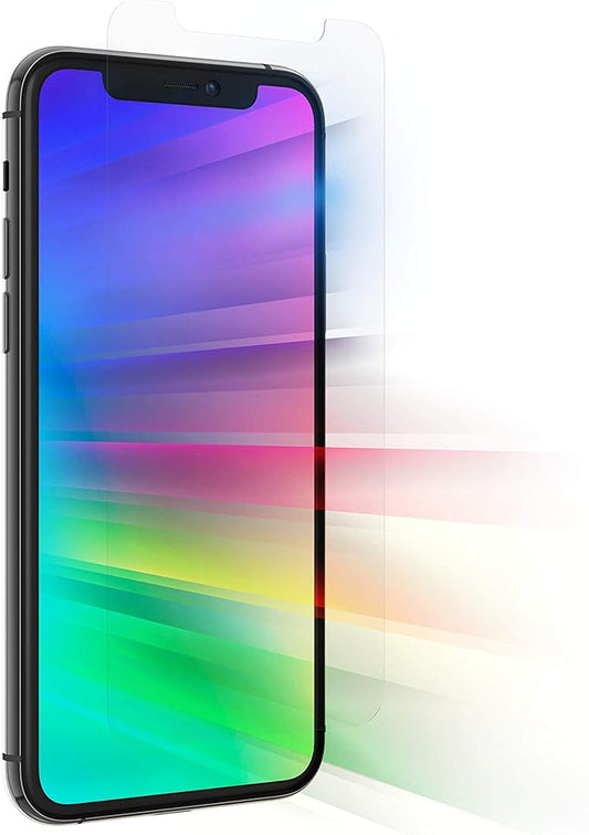 ZAGG Glass Elite VisionGuard+- Screen Protector - with Blue Light Filter - for iPhone 11 Pro, iPhone Xs, iPhone X - invisibleShield - Impact Protection