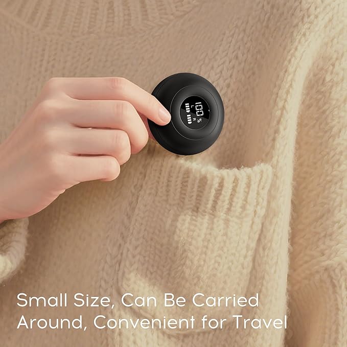 sunvito Sleep Earbuds for Side Sleepers, Mini Invisible Wireless Bluetooth 5.4 Micro Sleep Headphones, Hidden Earbuds with LED Screen for Small Ears Sleeping, Exercise, Working, Hiking (Black)