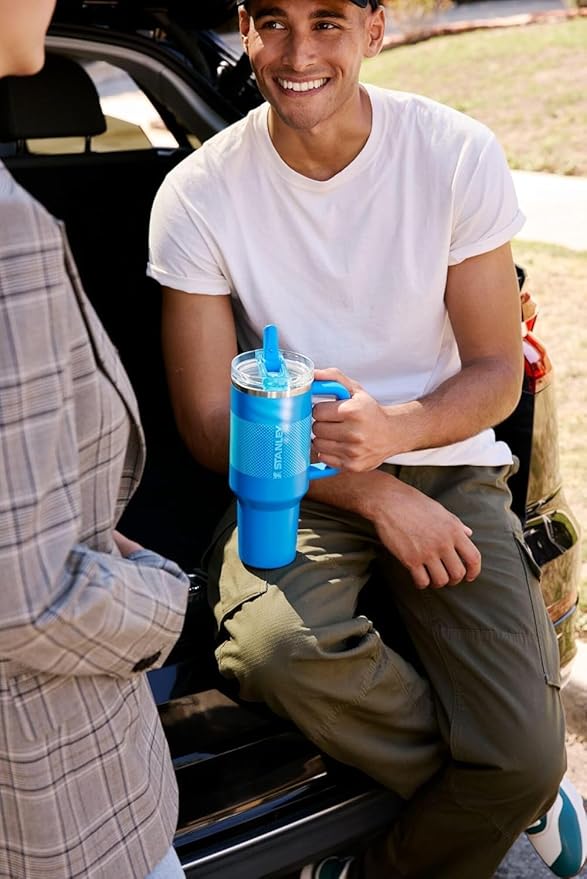 STANLEY Quencher ProTour Flip Straw Tumbler with Leakproof Lid | Built-In Straw & Handle | Cupholder Compatible for Travel | Insulated Stainless Steel Cup | BPA-Free