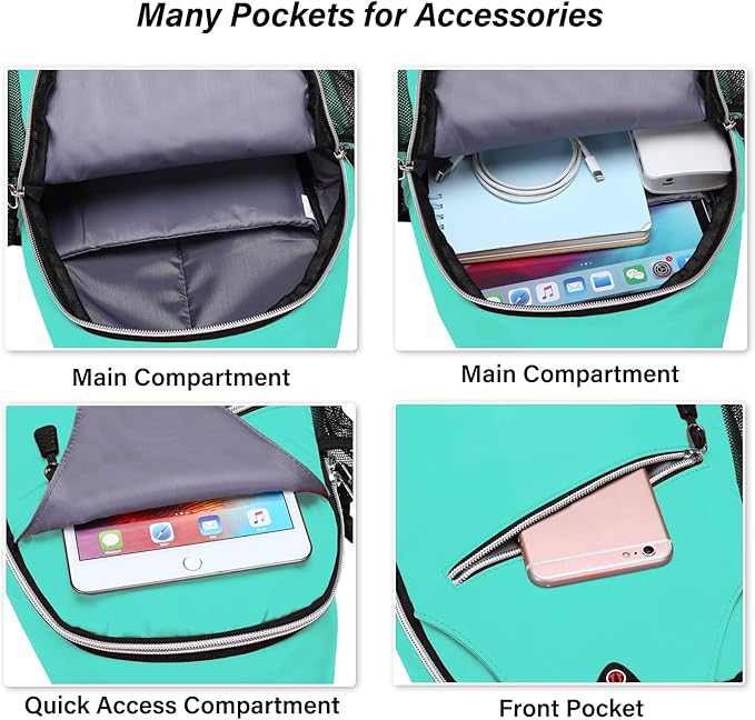 MOSISO Sling Backpack, Multipurpose Crossbody Shoulder Bag Travel Hiking Daypack