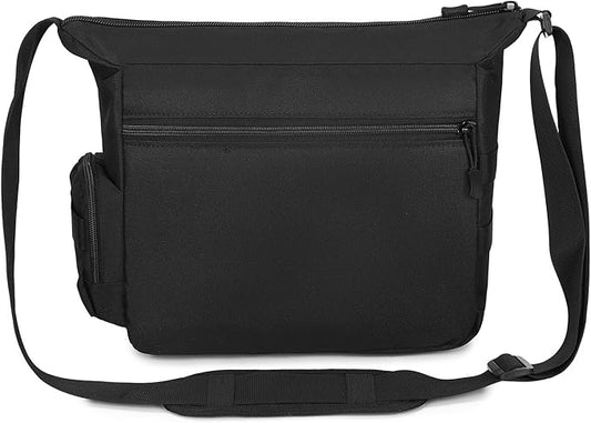 ArcEnCiel Tactical Messenger Bag Men MOLLE Sling Shoulder Pack with Patch