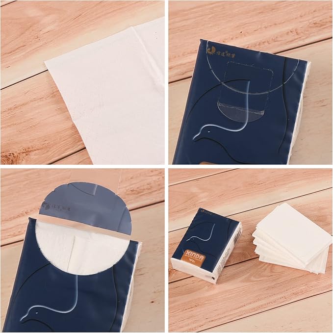 100-Pack 4-Ply Facial Tissues, Bulk Pocket-Size Facial Tissues, White