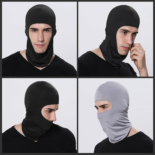 Pukavt 3 Pack Balaclava Face Mask, Ski Mask for Men Women, UV Protection Windproof Scarf for Motorcycle Snowboard Cycling