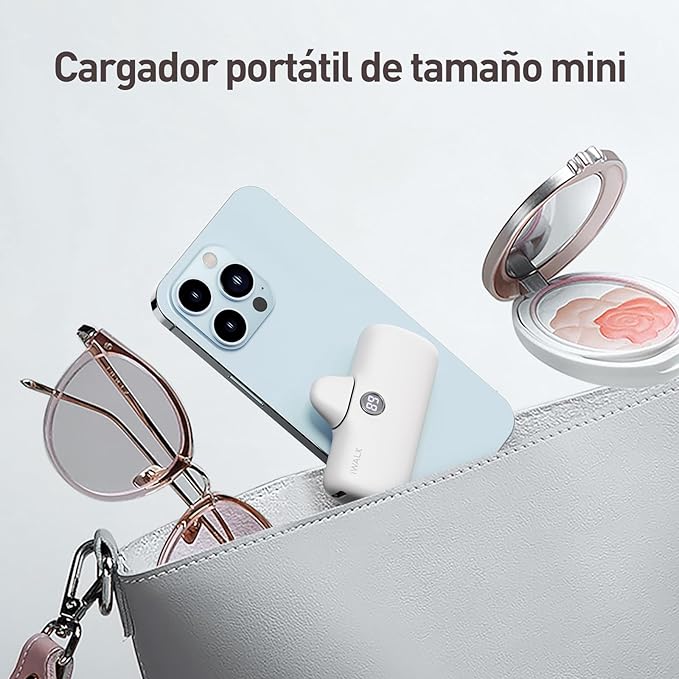 iWALK USB-C Portable Charger for iPhone 15/16: Mini 20W 4,800mAh Wireless Power Bank Fast Charging Travel Battery Pack Compatible with iPhone 16/15/15 Plus/15 Pro/15 Pro Max, Andriod Phone Samsung