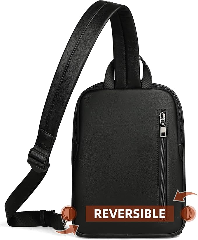 FADEON Sling Bag for Women Crossbody Purse Sling Bags, Designer Sling Purses Medium Travel Multi-Pocket Sling Backpack