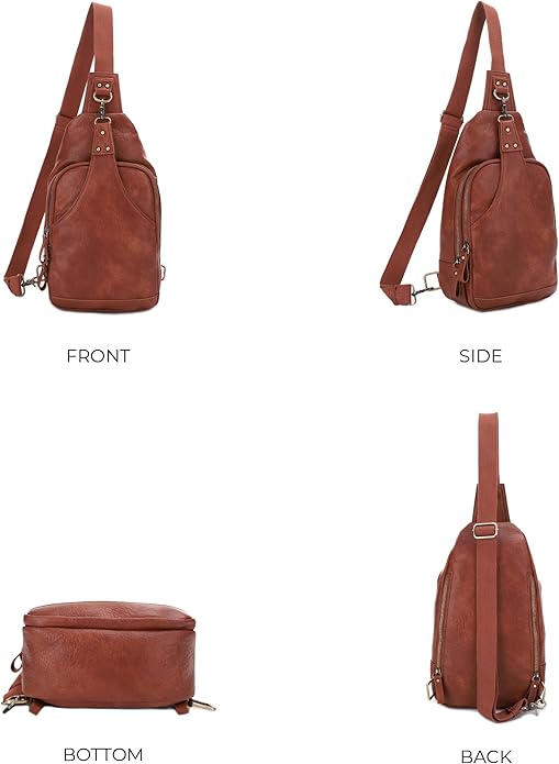 JESSIE & JAMES Brooke Unisex Concealed Carry Sling Bag Crossbody Backpack Purse