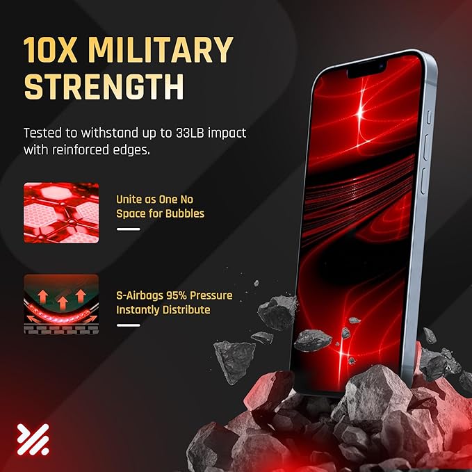 TEMPRTEK+ 2 Pack for iPhone 14 Pro Max Screen Protector Privacy 9H Military Grade Scratch Fingerprint Resistance Anti-Glare Shatterproof Tempered Glass Anti-Spy Easy Installation Bubble Free