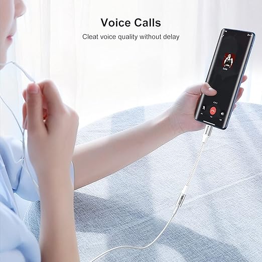 MOSWAG USB Type C to 3.5mm Headphone Jack Adapter, Audio Adapter USB C to Aux Dongle Cable Cord for Samsung Galaxy S23 S22 S21 S20 Ultra S20+ Note 20 10 S10 S9 Plus,Pixel 7 6 5 4 and More