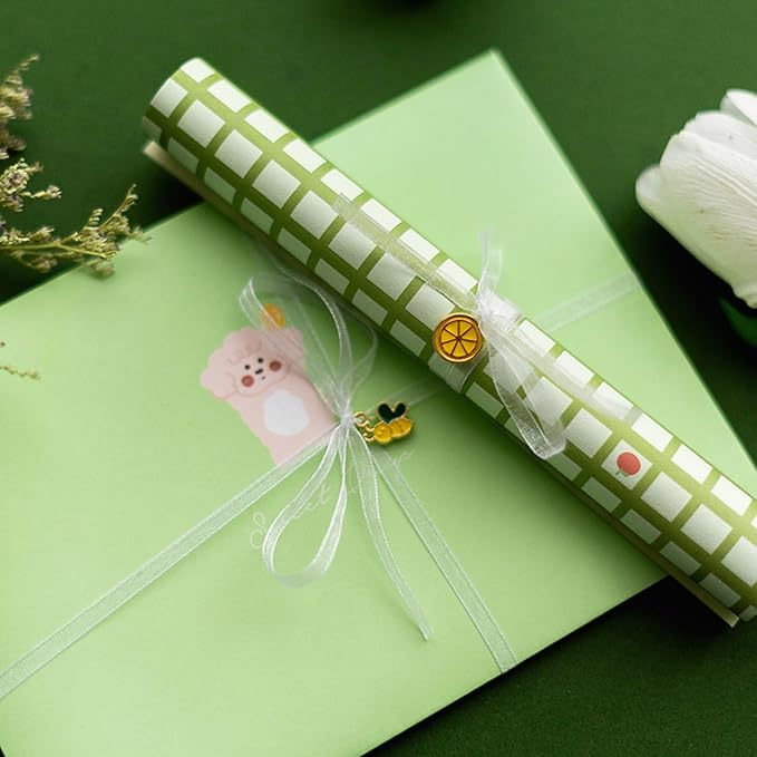 72 Pcs Stationery Paper Envelopes Set Includes 24 Lined Writing Paper & 12 Envelopes, Cute Lovely Animal Letter Writing Stationery Paper Envelopes Kit for Girls Boys Office School Supplies (6Style)