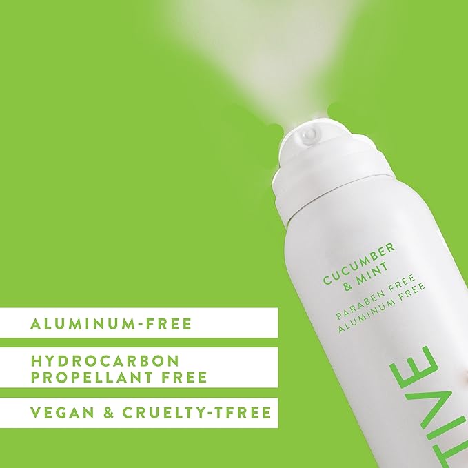 Native Deodorant & Body Spray Contains Naturally Derived Ingredients | Deodorant for Women and Men, All Day Odor Protection, Aluminum and Hydrocarbon Propellant Free | Cucumber & Mint