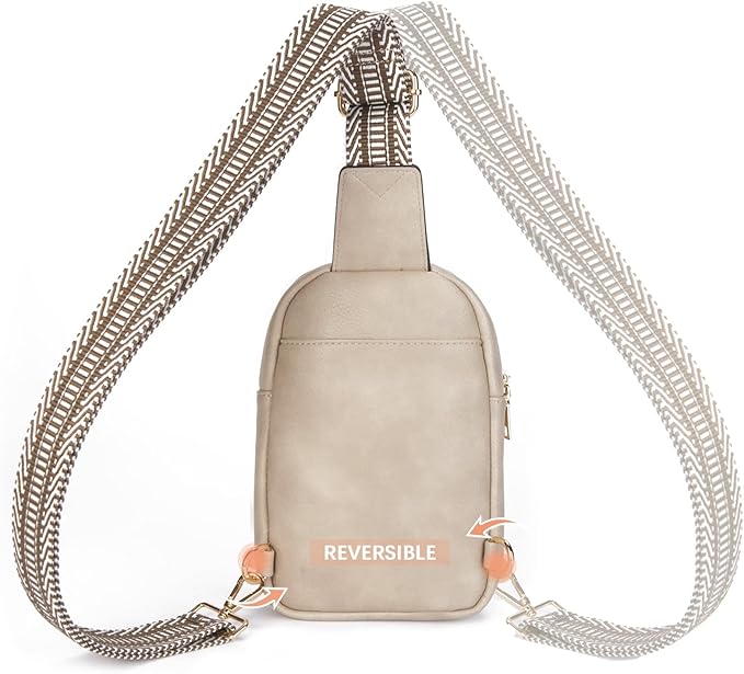 BOSTANTEN Small Sling Bag Crossbody Bags for Women Trendy Crossbody Purse Leather Chest Bag