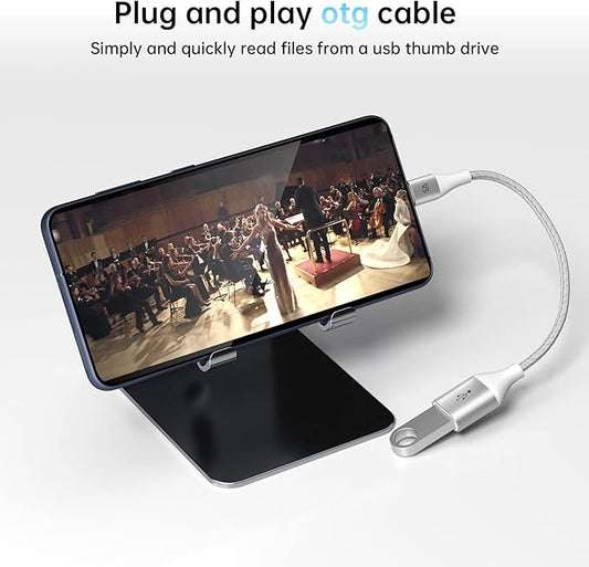 USB C to USB A Adapter - 10Gbps, Compatible with Galaxy S20/S10/S9, MacBook Pro, iPad Air 2020