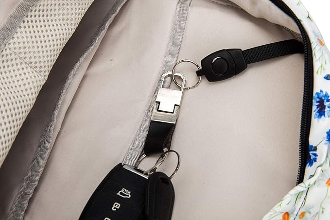 Kinmac Lavender Waterproof Laptop Travel Outdoor Backpack With USB Charging Port For 13 inch 14 inch and 15.6 inch Laptop