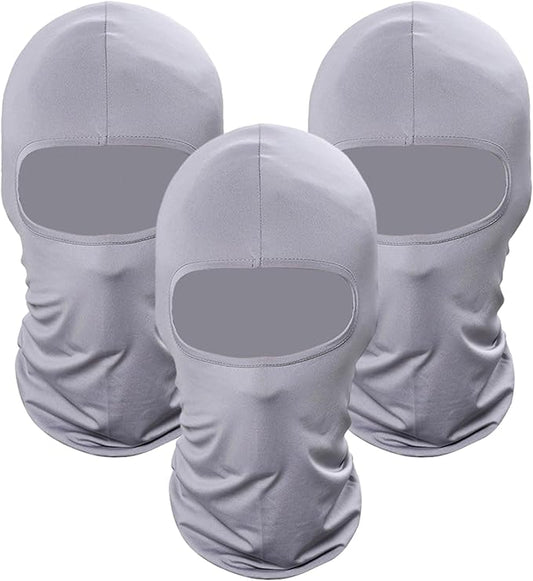 Pukavt 3 Pack Balaclava Face Mask, Ski Mask for Men Women, UV Protection Windproof Scarf for Motorcycle Snowboard Cycling