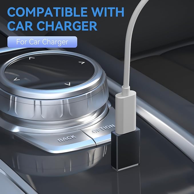 USB C to USB Adapter and USB to USB C Adapter USB C Male to USB3.0 Female OTG Adapter Compatible with MacBook Air 2020/MacBook 12 inch/iPad Pro 2020 and More, Black(Pack of 2)