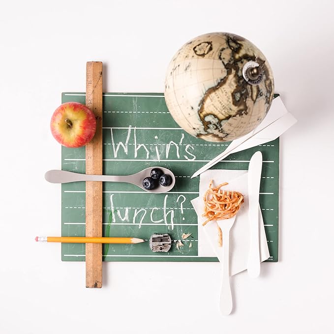 Knork Eco Astrik Plant Based Travel Set, 4 Piece (Eco Fork Knife Spoon With Carry Case, Gray