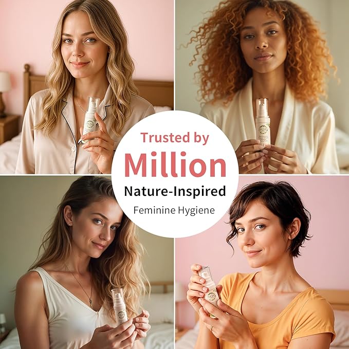 HH Intimate Brightening Serum Citrus Scent & Feminine Hygiene Spray Fresh Flora Scent, Natural Plant-Based, pH3.6, Moisturizing, Odor Control, Itch Relief, Tightening for Sensitive Skin