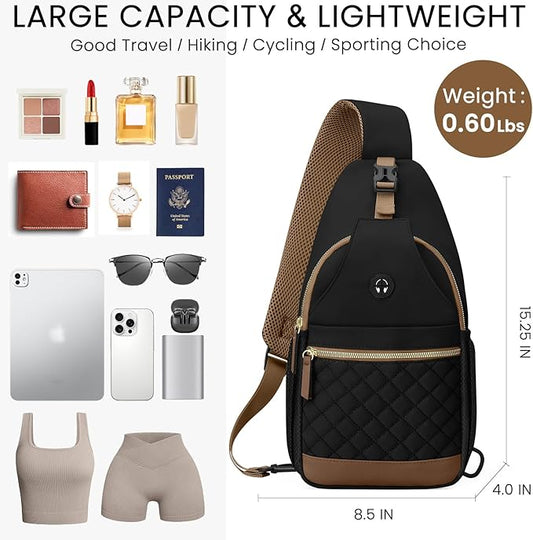 Small Crossbody Purses Bags for Women Men Travel, Chest Sling Bag Women Casual Cross Body Bag for Woman Sling Backpack