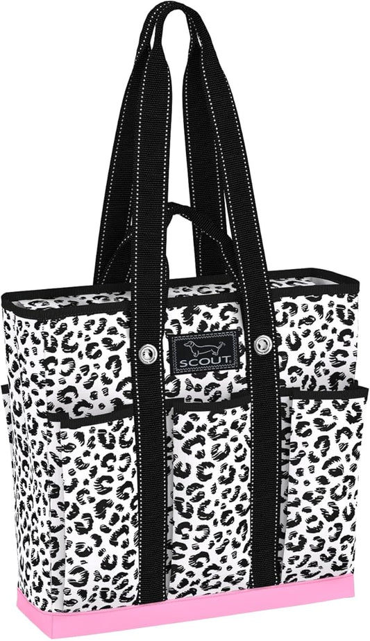 SCOUT Rocket Pocket Tote - Multi-Pocket Travel, Nurse, Teacher, Mom Tote, 7 Pockets Total, Two Sets of Straps, Folds Flat