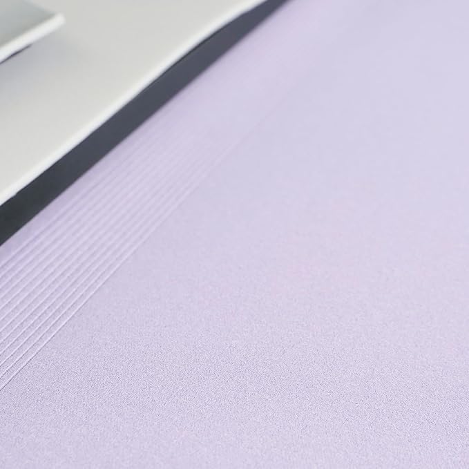 PU Leather Laptop Sleeve 16 Inch Compatible with New MacBook Pro 16 A2991 A2780, MacBook Pro 15, Surface Book 15, Dell XPS 15 with Small Pouch, Mouse Pad and Cord Organizer Color Light Purple