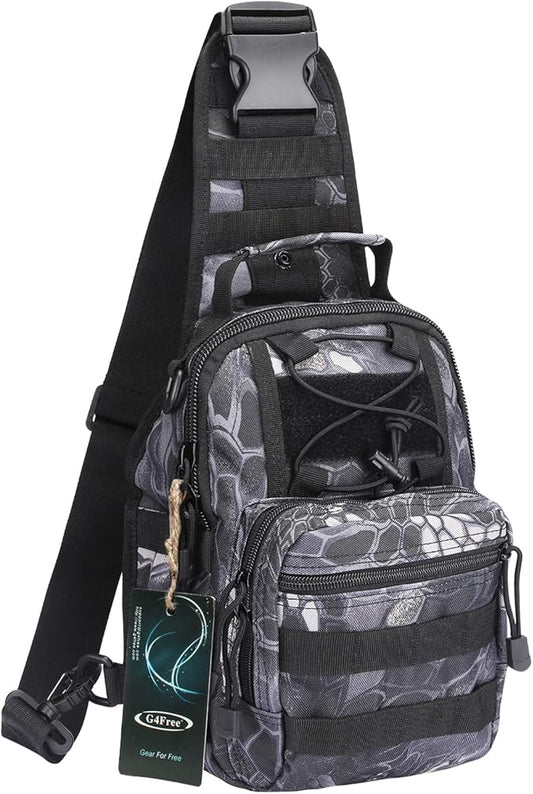 G4Free Outdoor Tactical Bag Backpack, Military Sport Bag Pack Sling Shoulder Backpack Tactical Bag for Every Day Carry