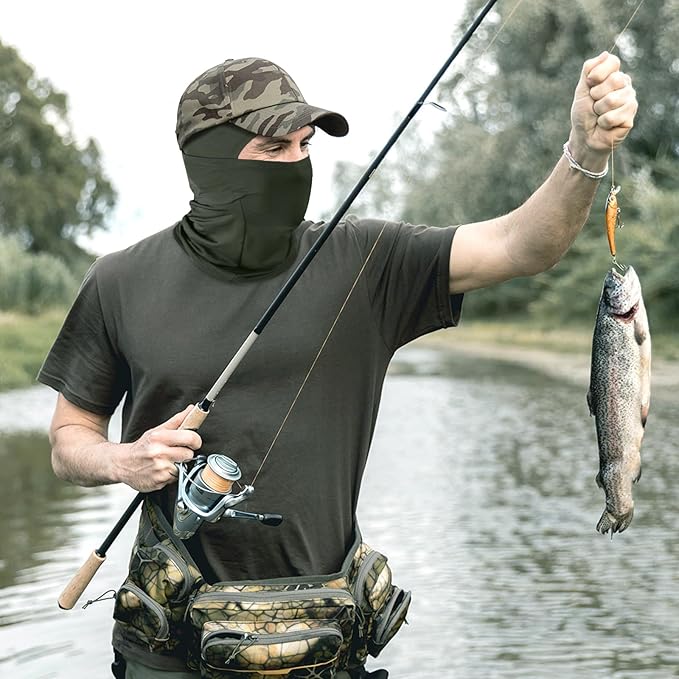 2 Pack Cooling Balaclava Summer Face Mask, UV Face Cover Sun Protection, Shiesty Full Face Masks for Men Motocycle Cycling