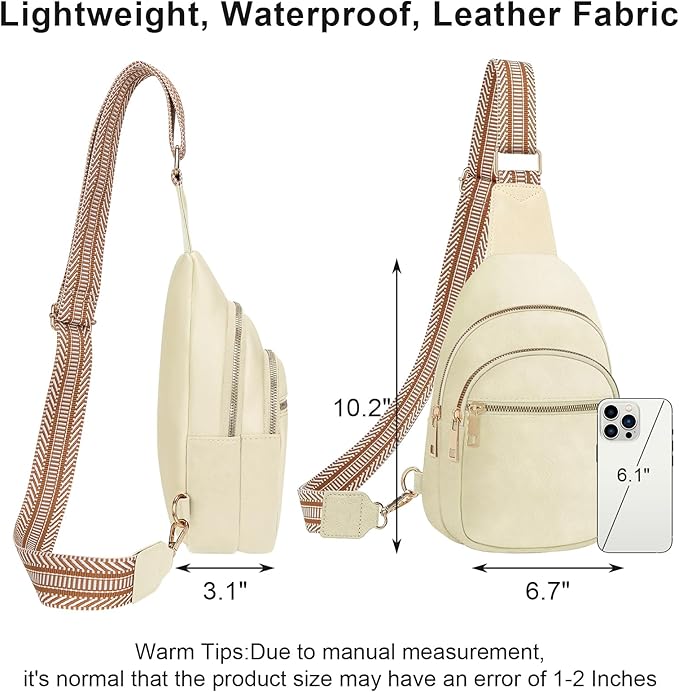 Small Leather Sling Bags for Women Fashion Crossbody Backpack Purse Sling Crossbody Bags