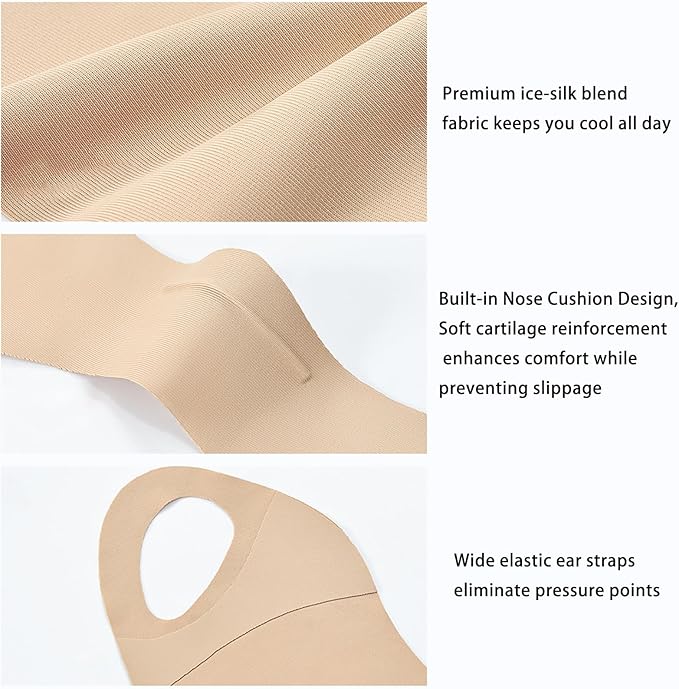 UPF50+ Half Mask,Face Shield,Sun Screen Protector for Face with Adjustable Ear Straps, Golf Visors for Women Golfers