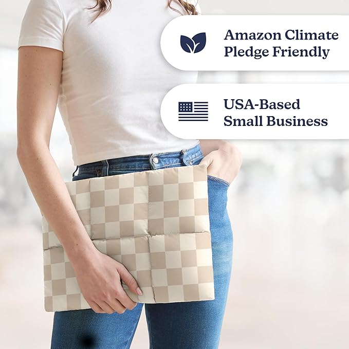 Vandel Puffy Laptop Sleeve Case, 13-14 inch Laptop Sleeve Bag, Waterproof Fabric Laptop Case 13.3 Inch, Compatible with MacBook Air/Pro 13 / Pro 14