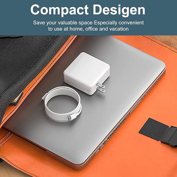 Mac Book Pro Charger - 118W USB C Charger Fast Charger Compatible with MacBook Pro/Air, M1 M2 M3 M4, iPad Pro, Samsung Galaxy, and More USB-C Devices(6.6 ft Cable Included)