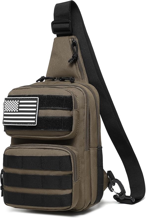 Wotony Tactical Crossbody Bag for Men - Durable Sling Bag with Cross Body Design EDC Shoulder bag