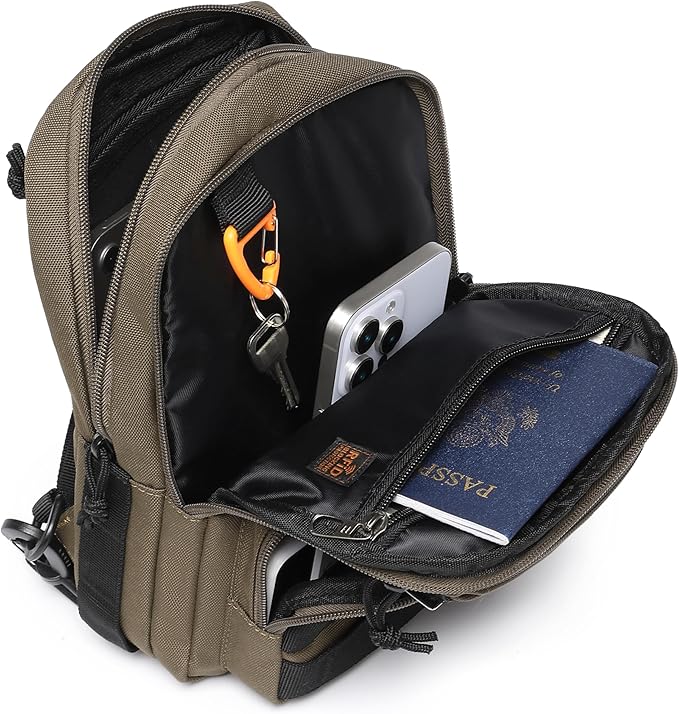 Wotony Tactical Crossbody Bag for Men - Durable Sling Bag with Cross Body Design EDC Shoulder bag