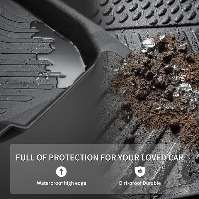 KELCSEECS Floor Mats Custom for 2009 2010 2011 2012 2013 Corolla Sedan/Matrix Car Mats All-Weather Floor Liners Front and Rear Row Corolla/Matrix Floor Mats Accessories Black