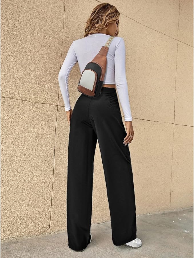 BOSTANTEN Sling Bag for Women Leather Crossbody Bag Vintage Cross Body Purse for Travel with Guitar Strap, Bohemian Style