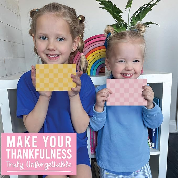 Hadley Designs Blank Cards and Envelopes 4x6-24 Blank Note Cards with Envelopes, Notecards Stationery Sets, Notecards Bulk, Stationary Sets, Note Paper Stationery, Checker Pretty Stationary